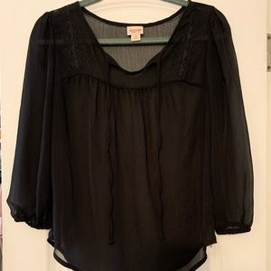 Women’s black blouse
